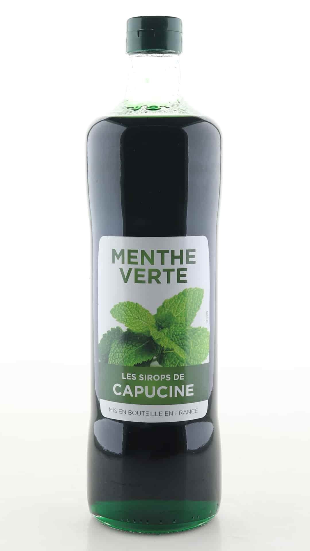 Capucine Sirup grüne Minze 1L