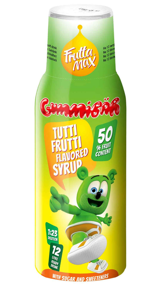 Frutta Max Gummibär Sirup Tutti-Frutti