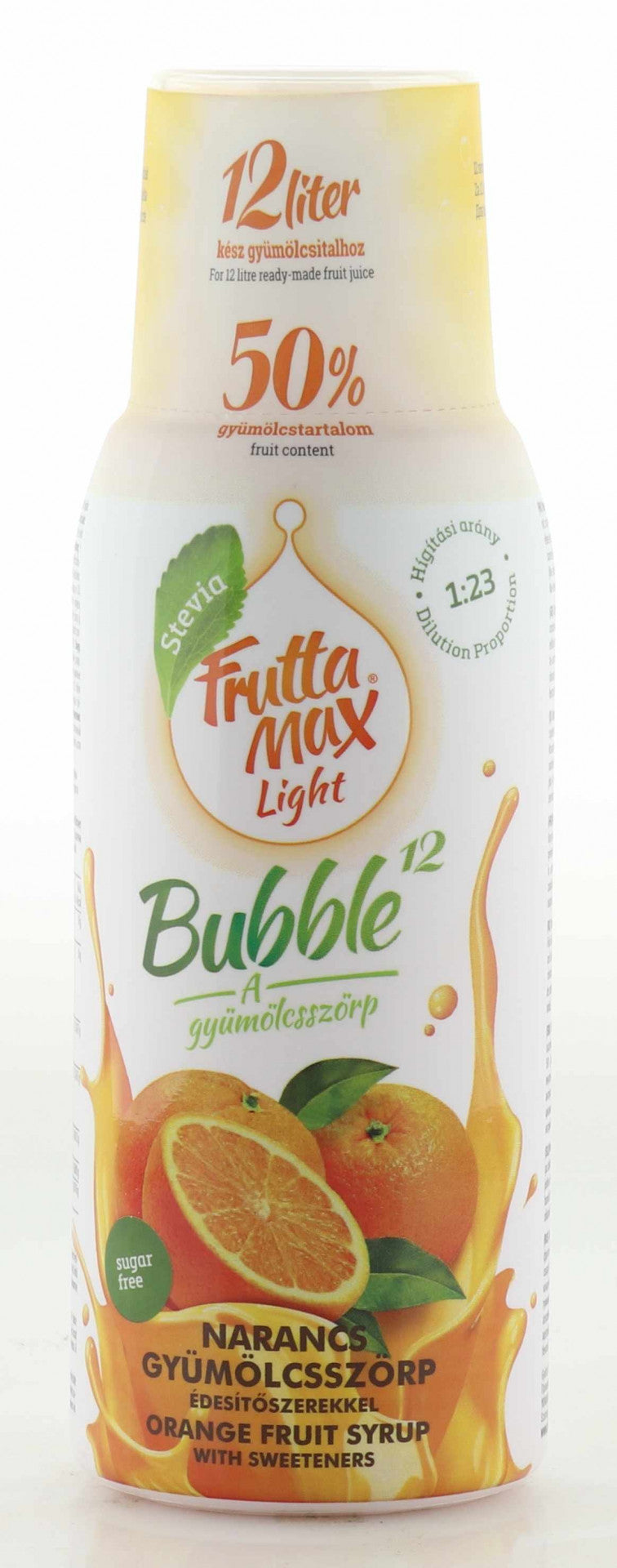 Frutta Max Light Bubble Orangen Sirup