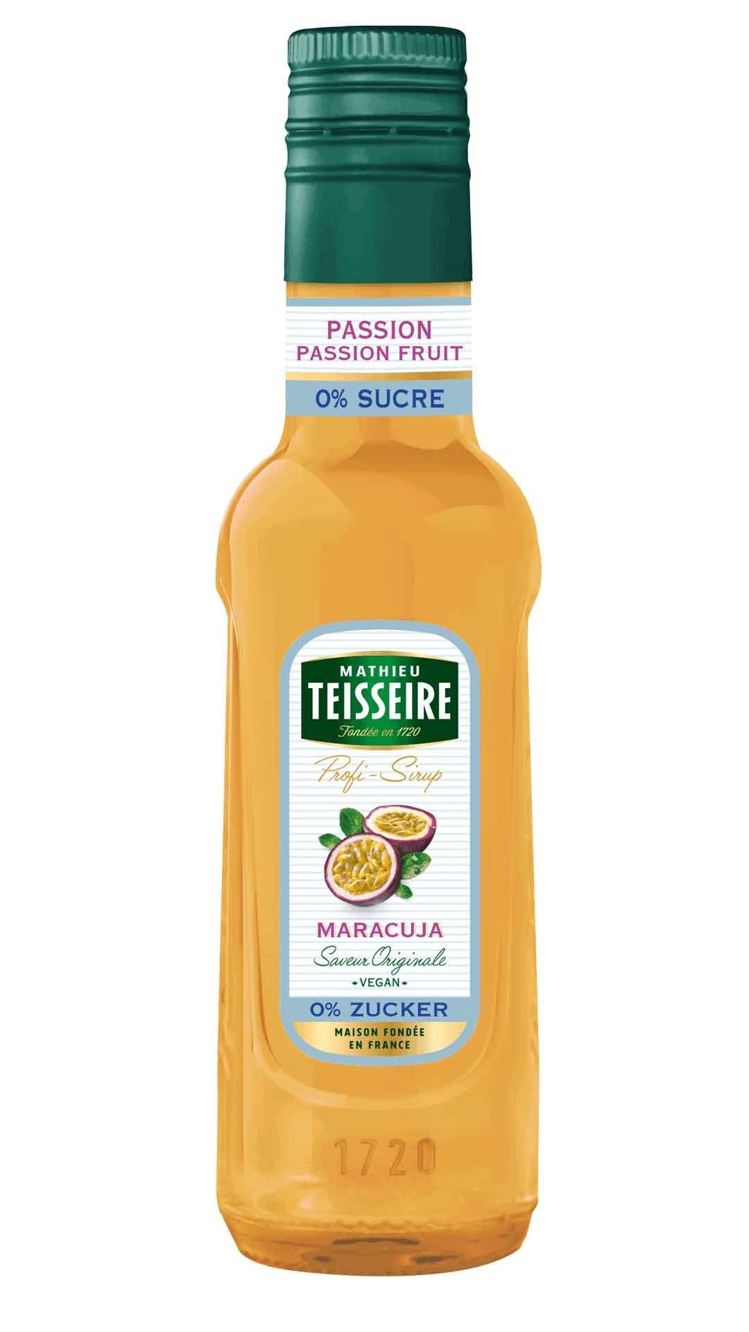 Mathieu Teisseire Bar Sirup Maracuja 0% Zucker 0,25L