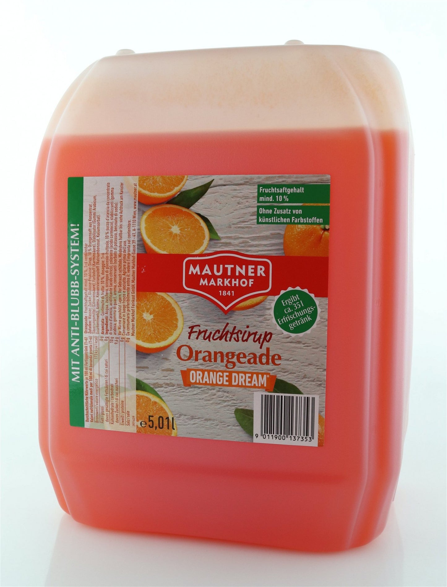 Mautner Markhof Sirup Orangeade 5L