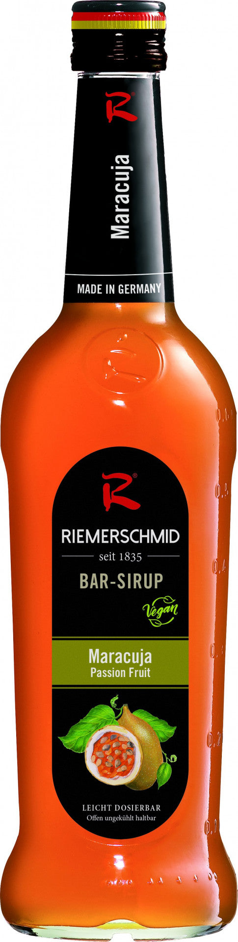 Riemerschmid Bar-Sirup Maracuja Geschmack 0,7L