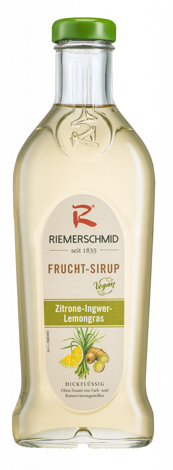 Riemerschmid Frucht-Sirup Zitrone-Ingwer-Lemongras 0,5L