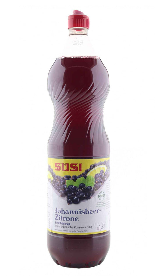 Susi Fruchtsirup Johannisbeer-Zitrone