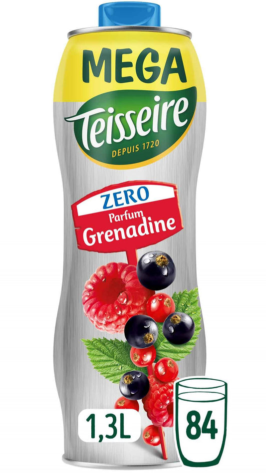 Teisseire Zero Mega Sirup Grenadine 1,3L