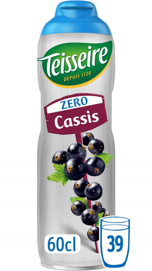 Teisseire Zero Sirup Cassis 600ml