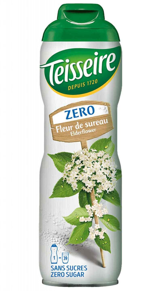Teisseire Zero Sirup Holunderblüte 600ml