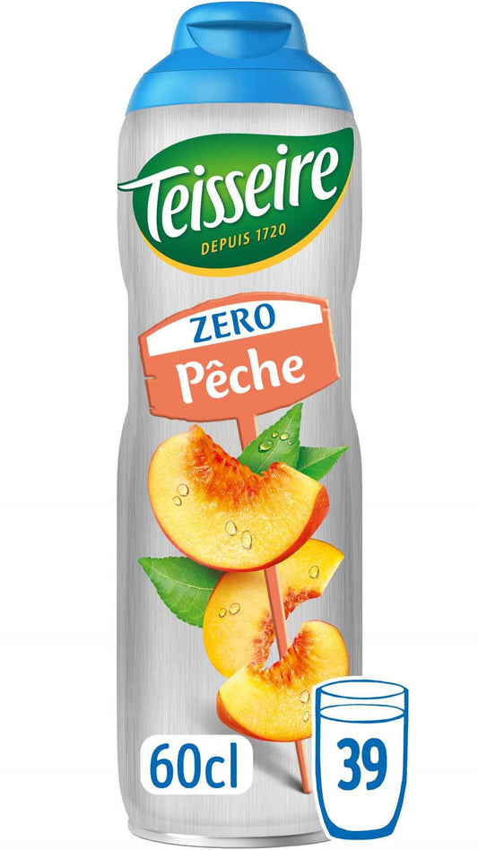 Teisseire Zero Sirup Pfirsich 600ml