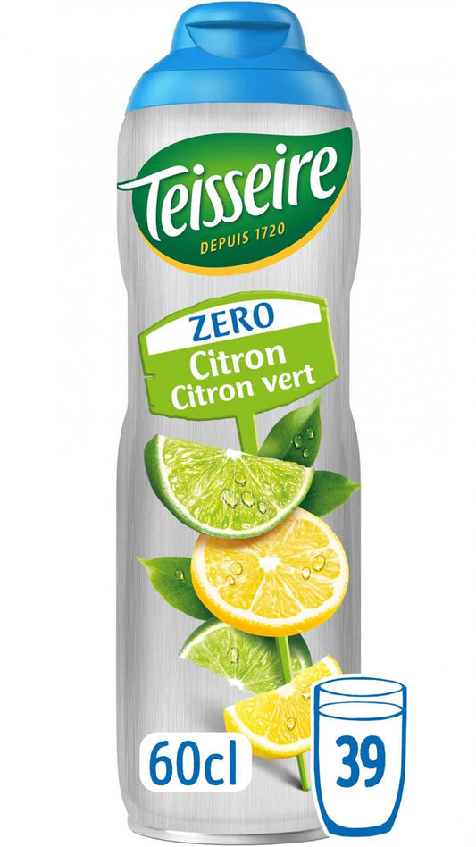 Teisseire Zero Sirup Zitrone-Limette 600ml