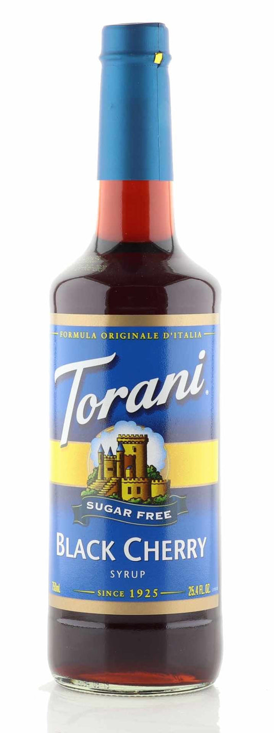 Torani Sirup zuckerfrei Geschmack schwarze Kirsche