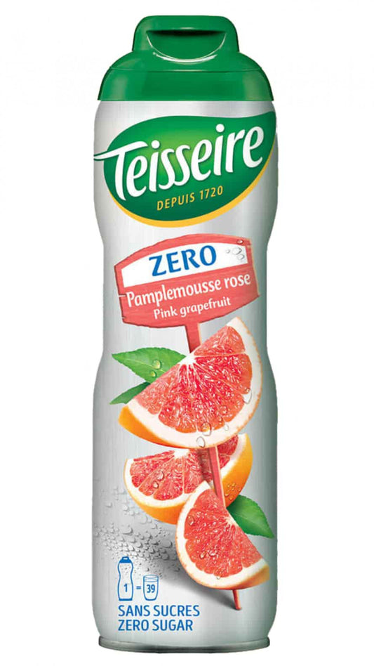 Teisseire Zero Sirup Pink Grapefruit 600ml